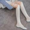 Women's Lovely Ballet Strap Knee Socks Plain Stretch Socks