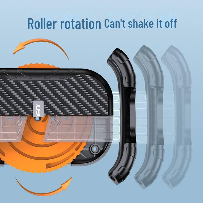 PISEN 360° Rotating Shock-Absorbent Phone Holder for Cars and Bicycles