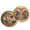 250th Anniversary Commemorative Coin Independence Day Founding Medal Challenge Coin Embossed Metal Coin Color Printed Badge