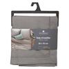 Taie d oreiller "Carina" coton gris souris 50x70cm - Atmosphera createur d'interieur