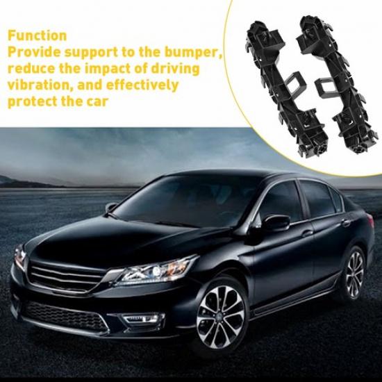 Front Bumper Bracket Set for Honda 2013-2017 Accord Driver & Passenger Side 2pcs