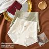 Female Spring and Autumn Light Luxury Sexy Lace Splicing Jacquard Cotton Crotch Lift Hip Belly High Waist Triangle Briefs Einson