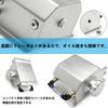 VEHSUN Aluminum Reservoir Tank Reserve Tank Overflow Tank Catch Radiator Extended Alloy Tank Universal Silver