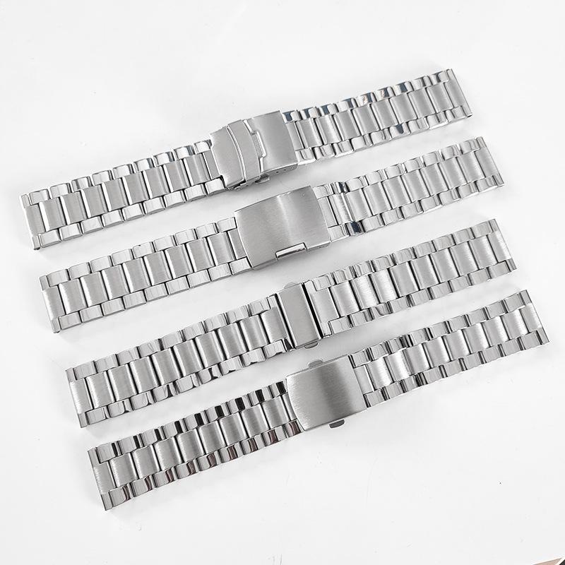 Men's Quick Release Stainless Steel Watch Band 20/22mm Metal Strap for Smartwatches
