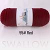 Large Skein 5-Ply Milk Cotton Yarn: Luxurious Plush for Doll Making & Seat Cushions, Available in 80 Colors