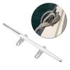 Boat Cleat 316 Stainless Steel High Polished 12in Round Marine Grade Rope Cleat for Yacht Speedboat 