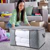 Quilt Storage Bags With Zipper Folding Wardrobe Clothing Storage Bags household clothing sorting bedding storage box
