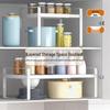 Youshu Retractable Kitchen Cabinet Organizer Shelf