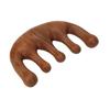 Head Massage Comb Sandalwood Gua Sha Scraping Wide Tooth Massage Comb for Head Neck Hands