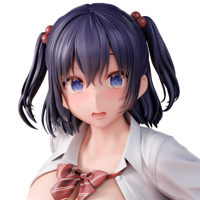 oekakizuki Illustration Undressed Scale Painted Complete Figure Accidentally Entered My Room "Aoi Matsuyama" Ver. 1/6 - Friend's Sister's