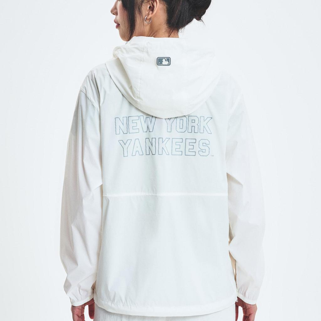 New MLB Varsity New York Yankees Jacket Unisex Ivory 3AWJV0353-50IVS