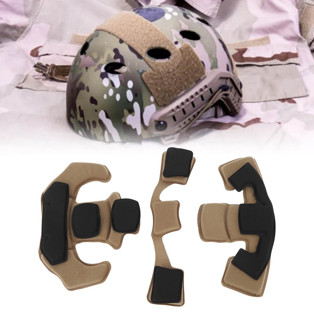 3PCS Pad Protective Sponge Lining Helmet Padding Kit for Motorcycle Scooter Bike Cycling Helmet