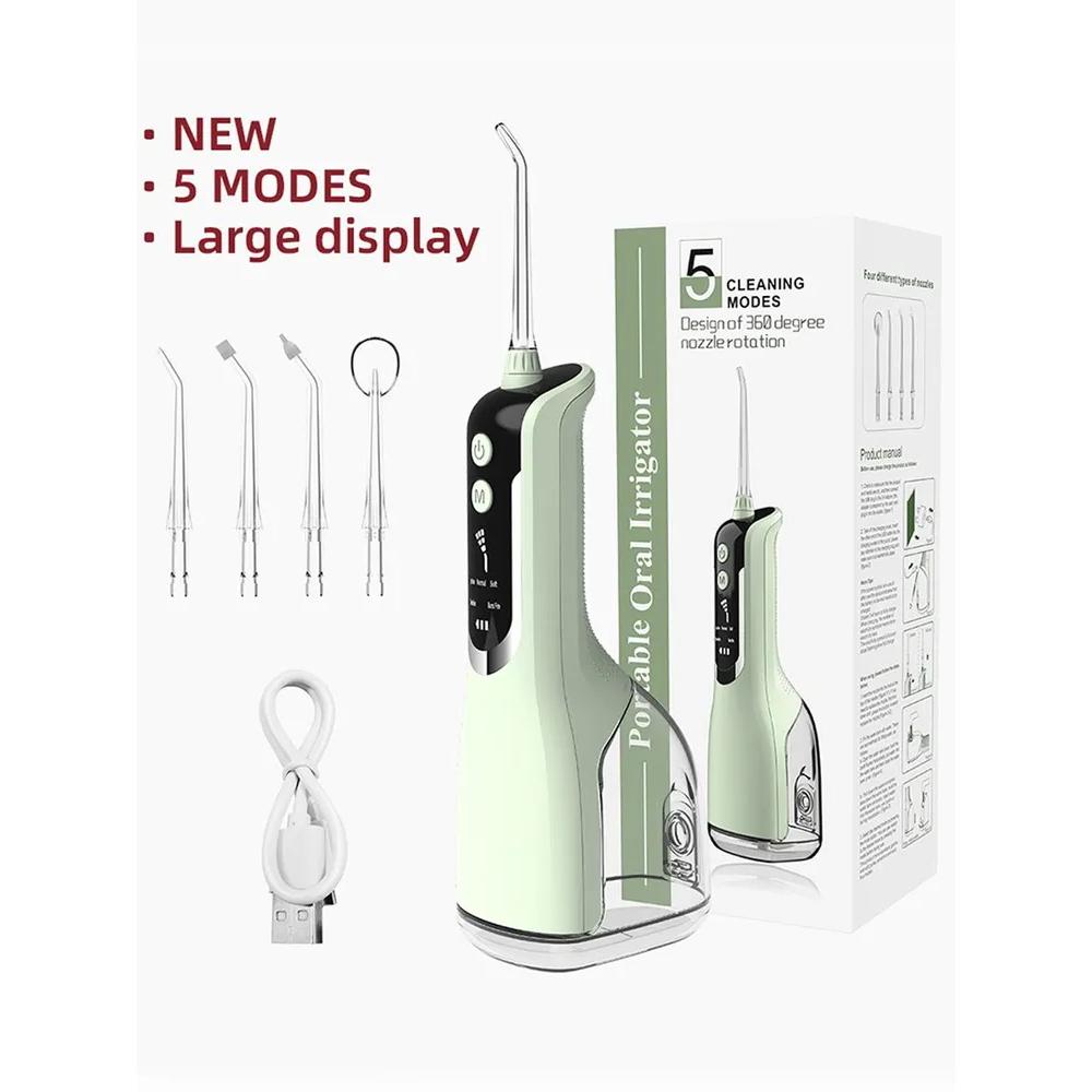 Portable, travel and compact oral irrigator