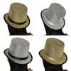 Lincoln Hat Flat Top Hat Jazz Hat Stage Performance Magician Hat Colorful Halloween Colorful Performance Hat
