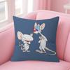 Cartoon Pinky And The Brain Cushion Cover 30X50 Polyester Sofa Cushions Decorative Throw Pillows Home Decoration Pillowcover