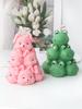 Animal Tower Candle Silicone Molds DIY 3D Frog Bear Dog Cat Rabbit Puppy Bunny Kitten Pile Soap Plaster Mold Pet Decor