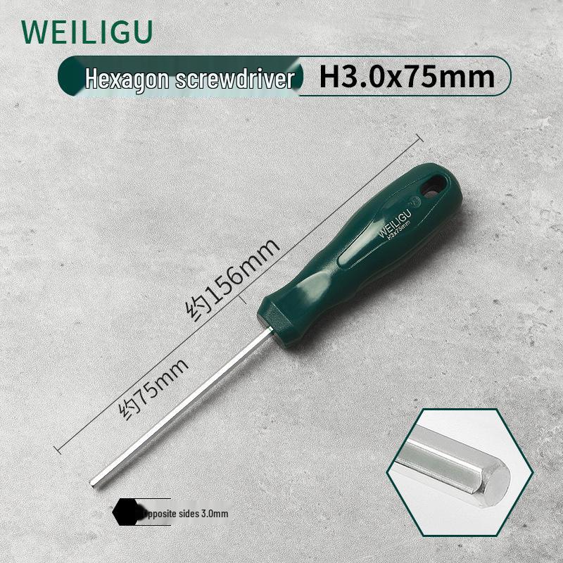 Hexagonal Screwdriver and Wrench Set with Extended Handle (H2.5/4mm)