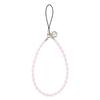 MINI BABY PINK BALL STRAP Keyring