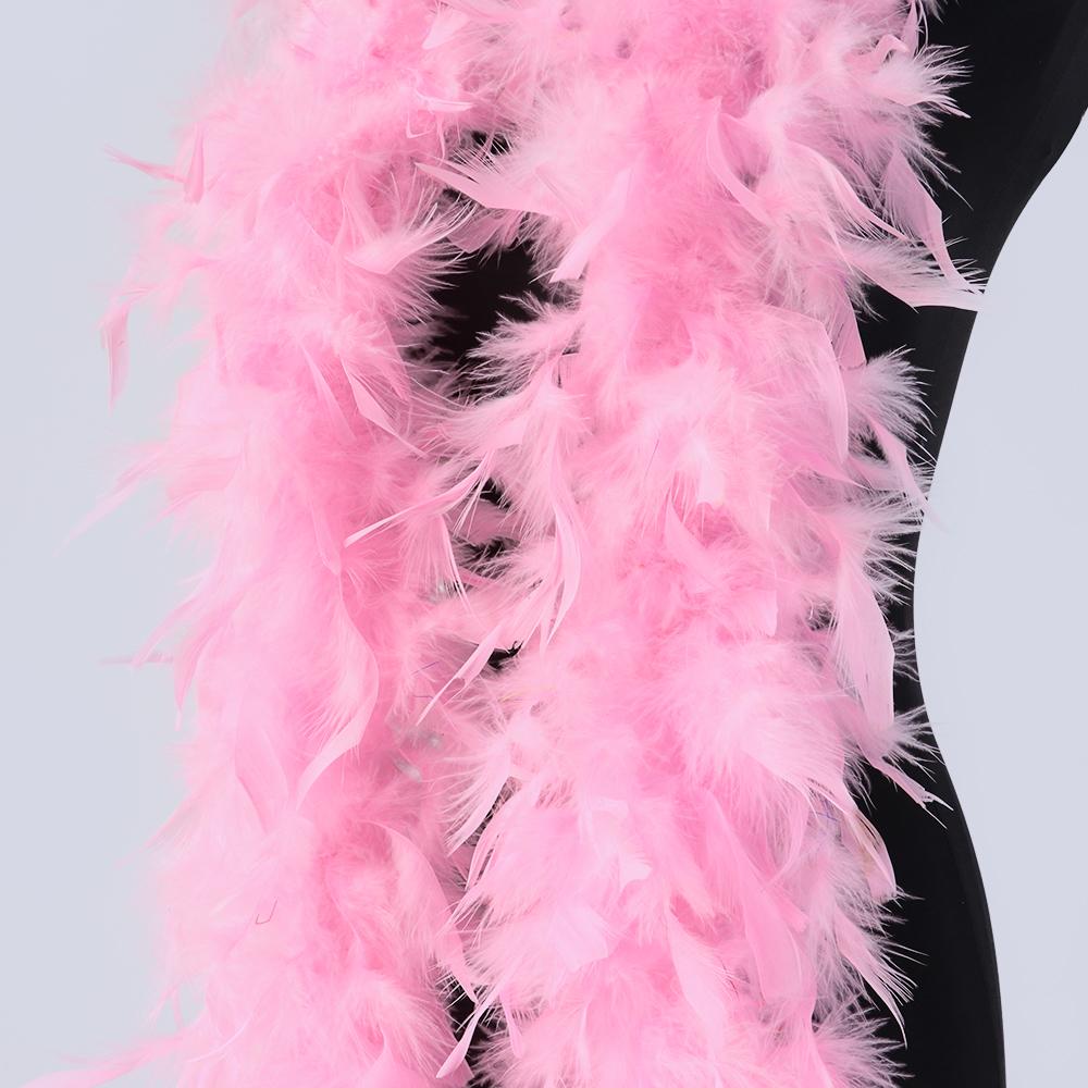DIY 2meters Fluffy Turkey Feathers Boa 60 Gram High Quality Marabou Feather Boas Scarf Diy Wedding Decoration Party Carnival Craft