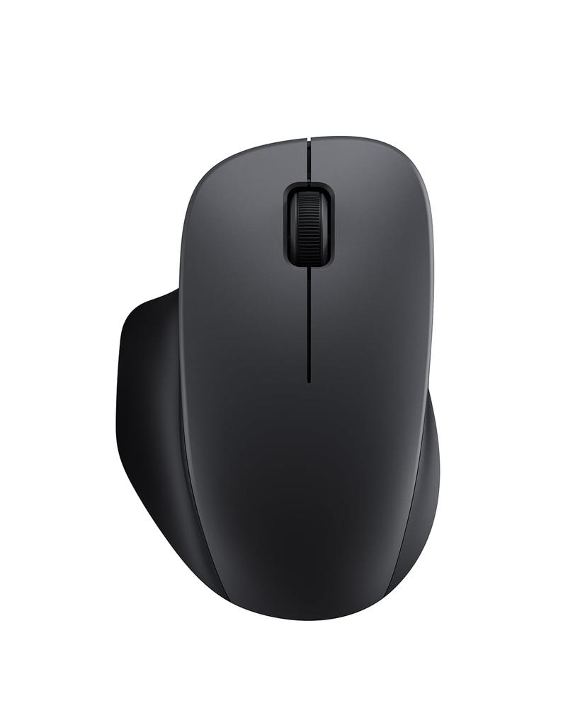 Xiaomi Comfort Wireless Mouse, Black, Comfortable Grip, Quiet 2.4GHz Wireless Connection, Large Scroll Wheel, TTC Buttons, 1200dpi High-Precision