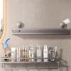 30/40/50cm Suction cup storage rack bathroom wall mounted non perforated bathroom towel rack multifunctional storage rack