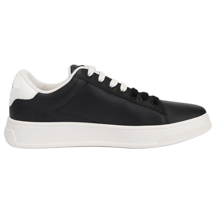 Armani Exchange Thick Sole Lace-Up Low-Top Sneakers Men Sneakers Black White XUX203XV805N814