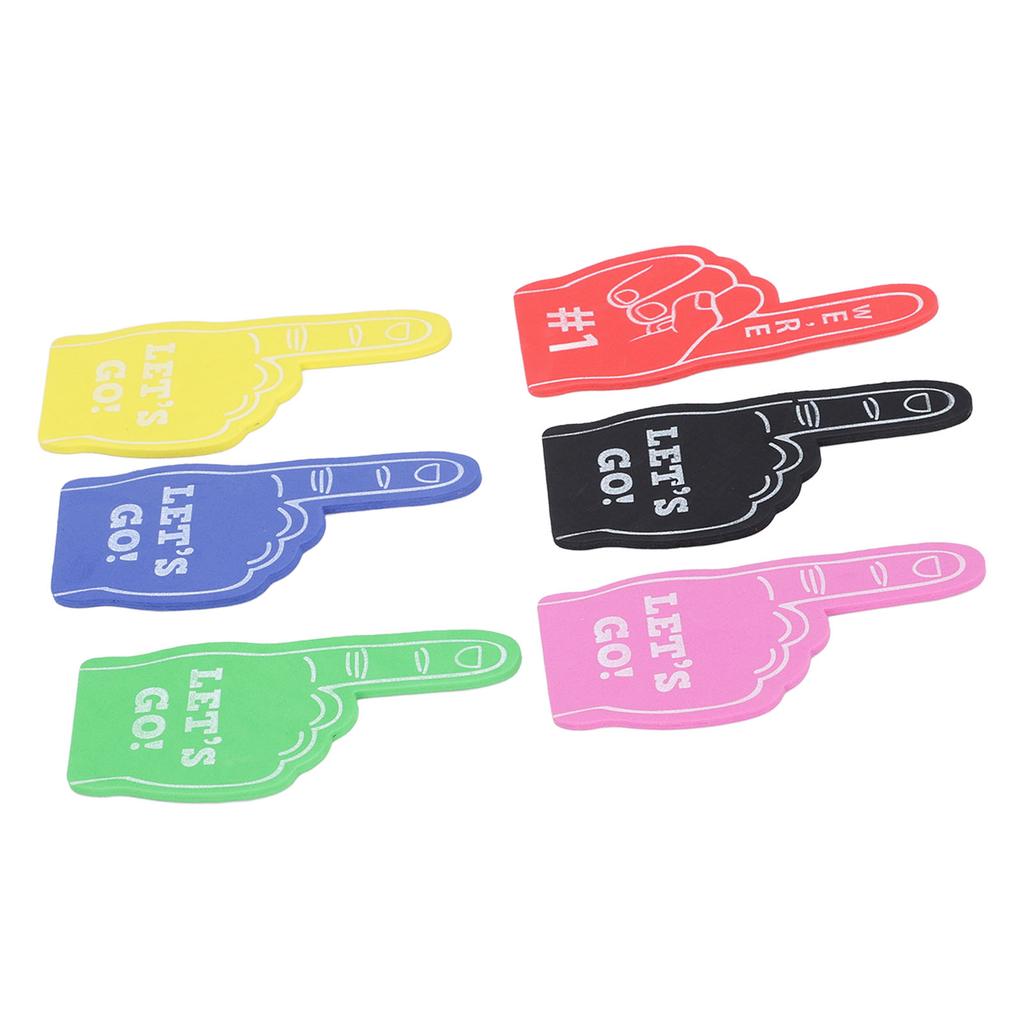 30pcs Foam Finger for All Scenes Exciting Vibrant Colors Birthday Party Supplies Cheering Foam