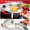 Cast Iron Handle Cover, 10 Packs Silicone Pot Holders, Cast Iron Handle Covers Heat Resistant, Non-Slip Pot Handle Covers, for Frying Cast Iron