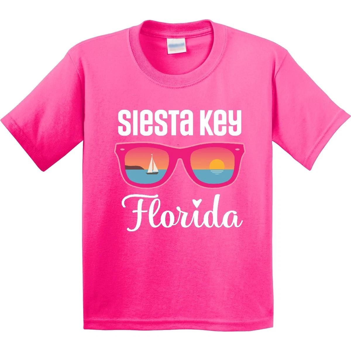 Inktastic Siesta Key Florida Beach Trip Youth kids boys T-Shirt Summer Travel Ocean Tee 100