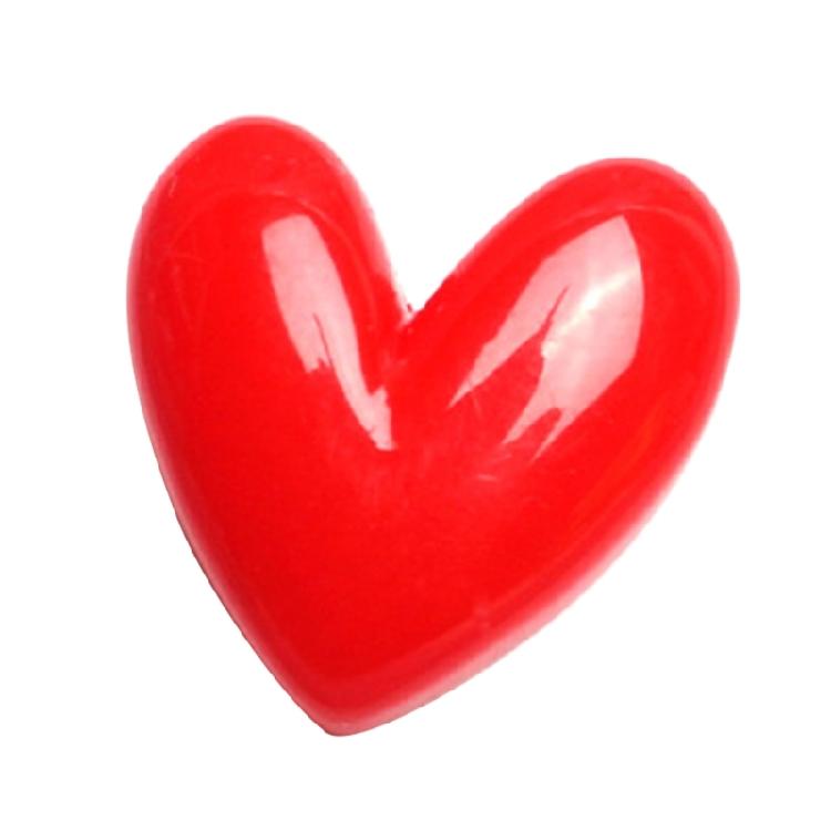 Red Heart Shape Enamel Pins Sweater Shawl Pins Heart Shape Lapel Pins for Shawls