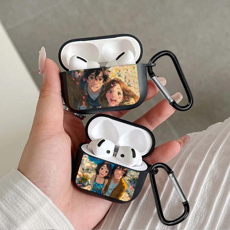 Case For Airpods 3 2 Pro2 1 Pro Pro3 4 Earphone Cases Cover Selfie Couple