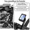 Bikevee GPS Wireless Bicycle Speedometer Cycle Computer with Automatic Start/Stop, Automatic Backlight, Waterproof, Odometer (MPH/KM/H), 2.4-inch FSTN