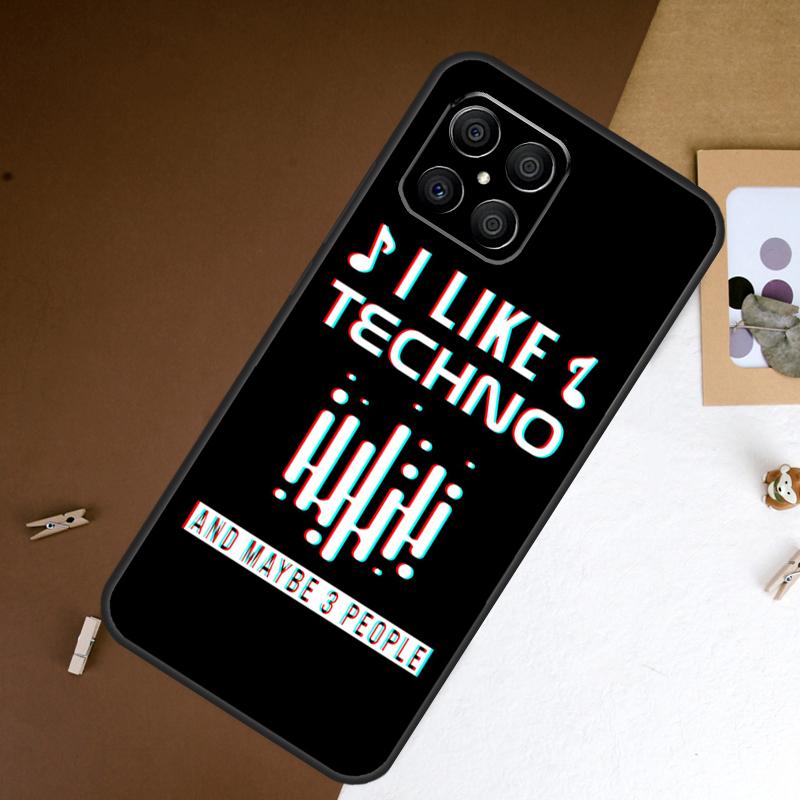 

Чехол Love Techno Music Quotes для Honor 400 Pro 200 50 70 90 X9a X9b X9c X9d X8b X8c Win Magic 7 Lite 5 6 8 Pro Honor 70 Lite