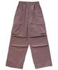 ANDTHEOTHER Pink Nylon Oversized String Pants