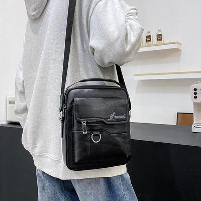Men's Trendy Multifunctional Genuine Leather Crossbody Shoulder Bag