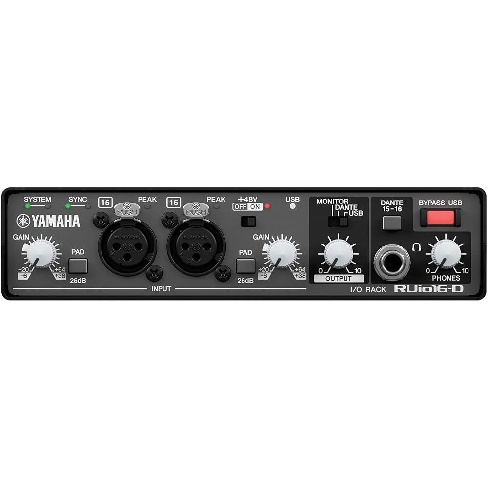 Yamaha YAMAHA I/O rack Dante compatible audio interface RUIO16-D