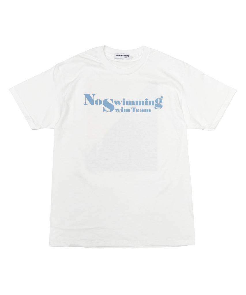 AND NEWSTANDARD No Swimming Swim Team T-Shirt (White)
