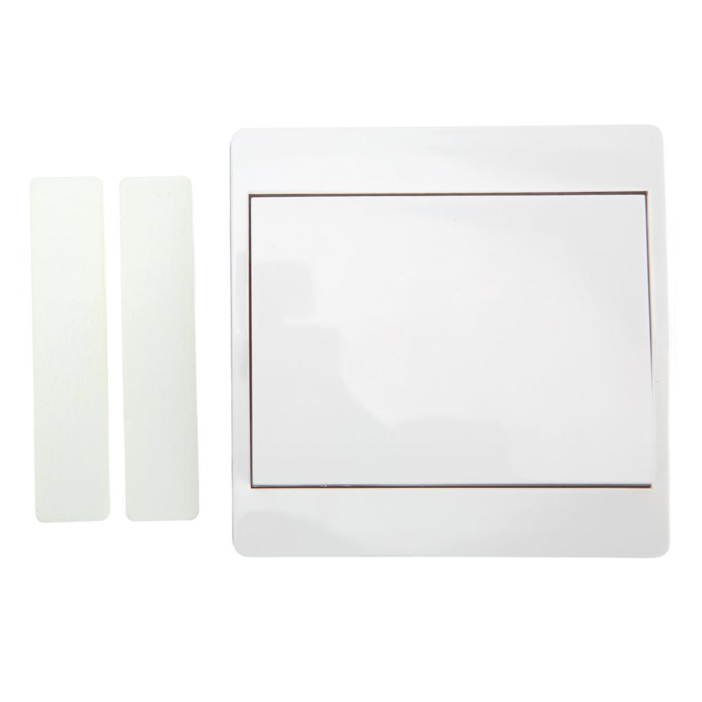 Wireless Light Switch 86 433MHz Self Powered Remote Control Battery Free Wall Switch White