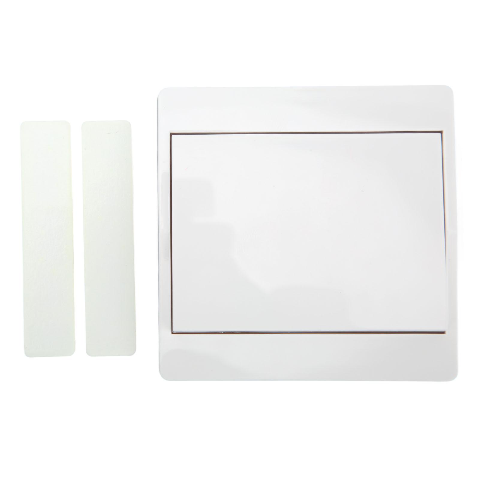 

Wireless Light Switch 86 433MHz Self Powered Remote Control Battery Free Wall Switch White