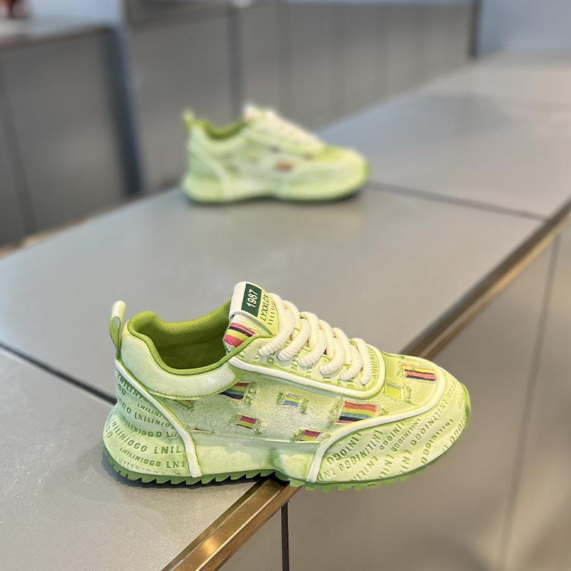 Lente nieuwe casual schoenen ademend en slijtvast papa schoenen