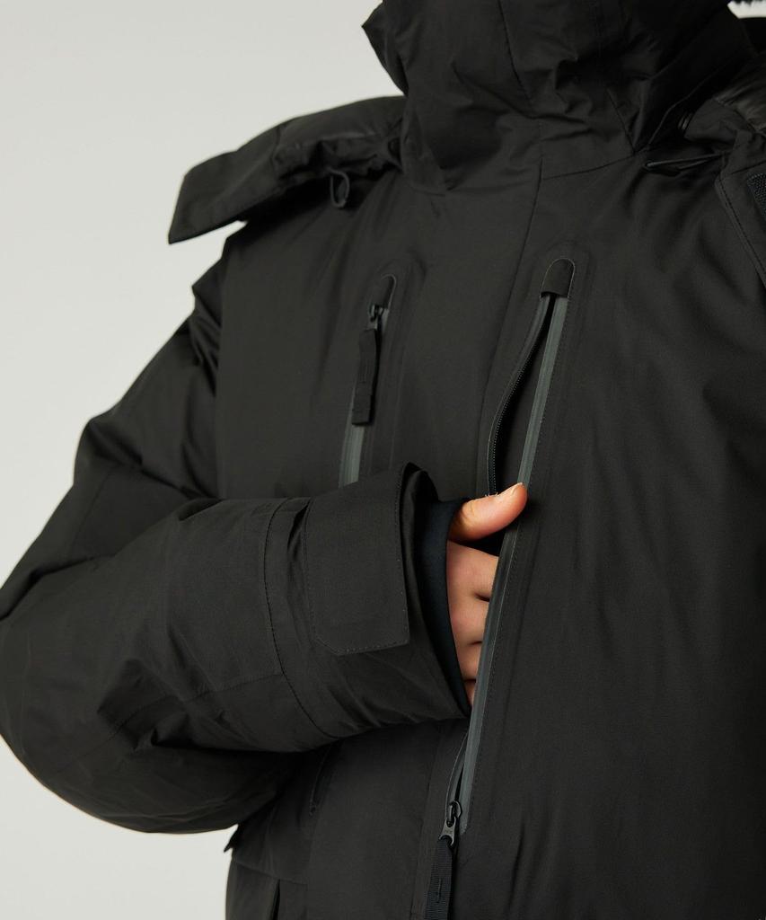 Snow Peak Vejrbestandig Dunjakke Ydertøj Jakke Dunfyldt SORT L GORE-TEX JK-25AU006 Herre Dame
