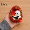 Holiday Collector Statue Halloween Reading Ghost Decorative Lamp, Cute LED Night Light, Small Retro Healing Lamp Spooky Atmosphere for Bedroom Bedside