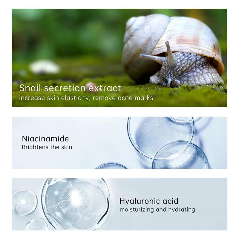 LAIKOU Snail Face Cream Hyaluronic Acid Moisturizer Reduce Wrinkle Cream Collagen Nourishing Serum Day Cream for Face