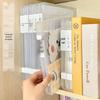 Transparent A4 File Storage Box: Waterproof, Dustproof with Double Buckle for Documents and Certificates.