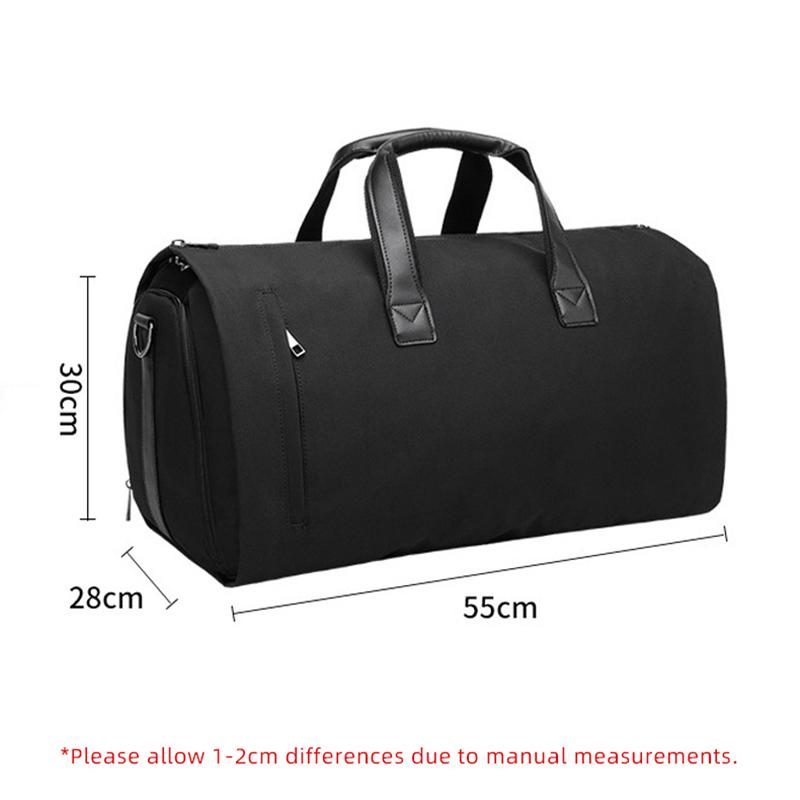 Convertible Garment Bags For Travel Large Capacity Duffel Bag With Shoe Pouch Weekend Business Trip Luggage Carry On Tote Xm130