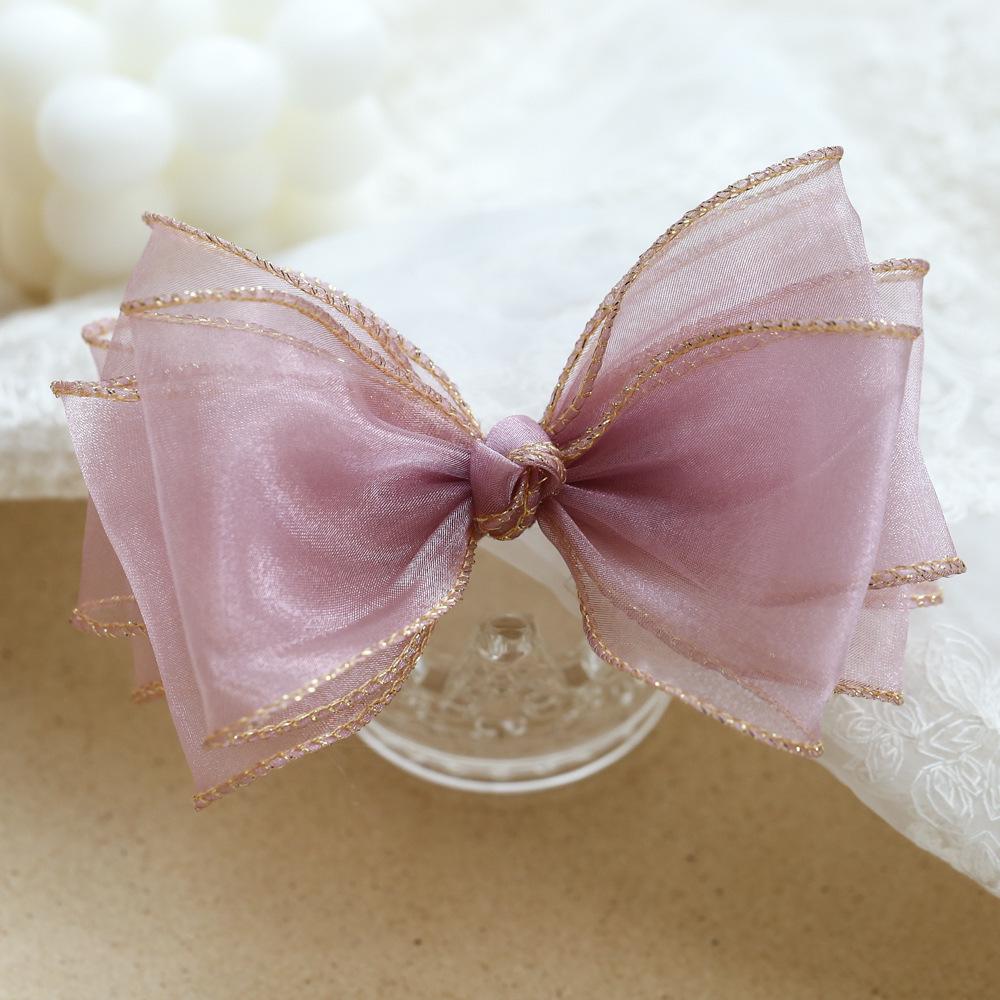 Girls' Princess Crown Bow Hair Clip - Korean Style Fairy Holiday Accessory
