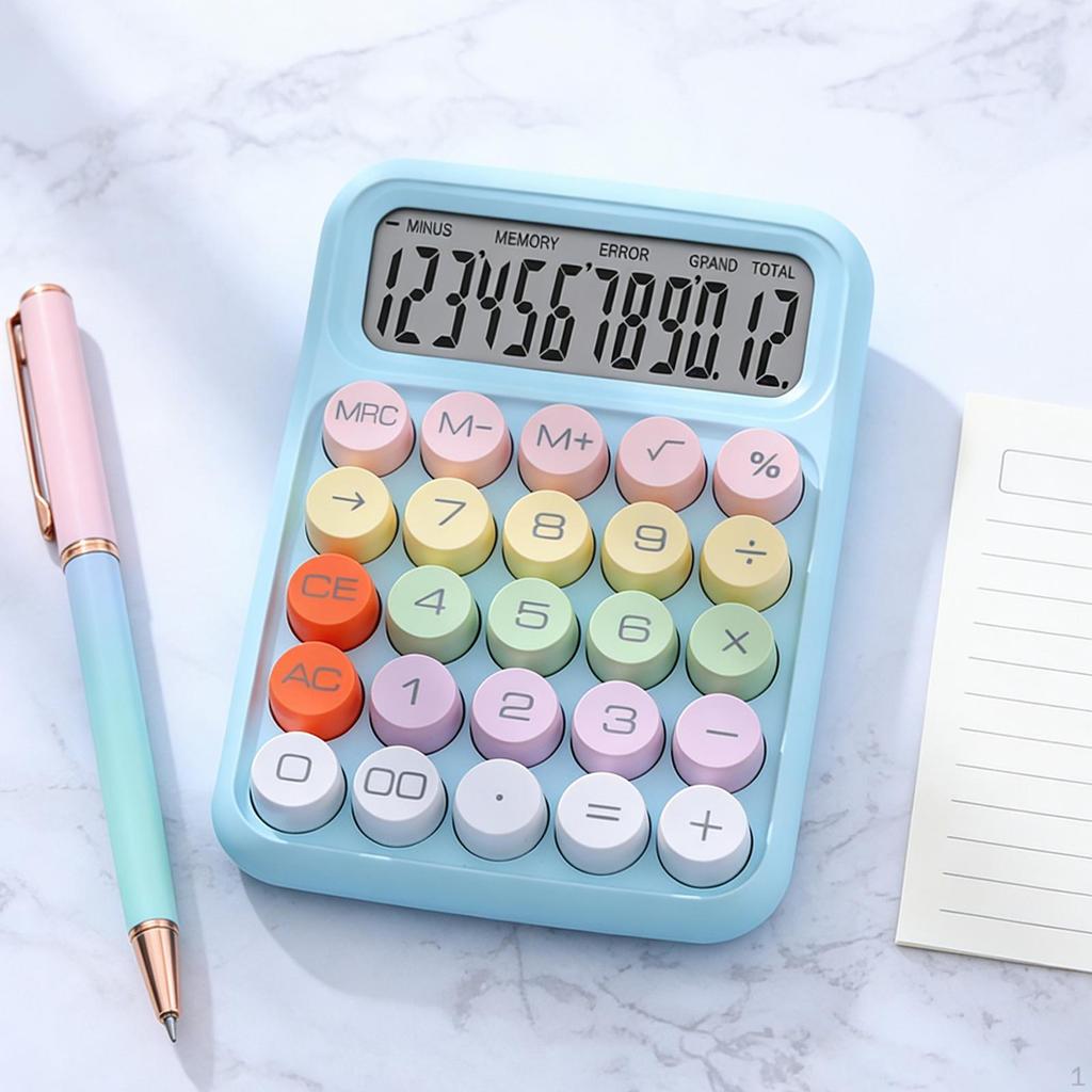 Calculator Accessory Gifts Standard Easily Press Compact Handheld Mechanical Button Business Office