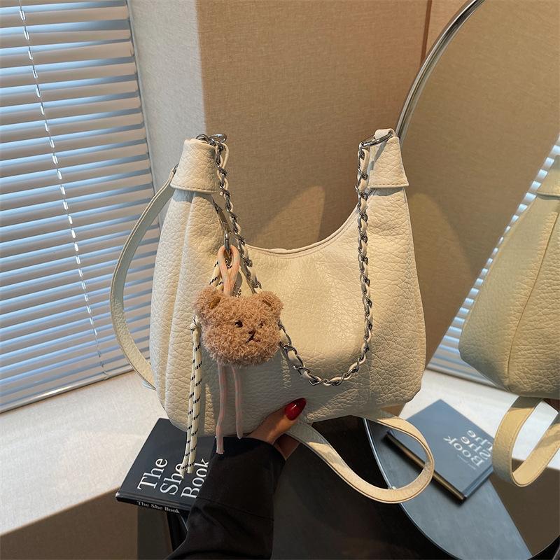 Large-capacity bag women's 2025 new summer versatile shoulder messenger bag casual niche chain dumpling bag