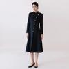 Women's Tluoman Professional Waist-Cinched Wool Blend Coat