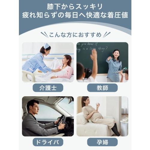 Mediken [Ogólne urządzenie medyczne] Skarpety uciskowe, Unisex, Wsparcie łydki, Pończochy uciskowe, Wspomagają krążenie krwi, Redukują obrzęki, Limfatycz